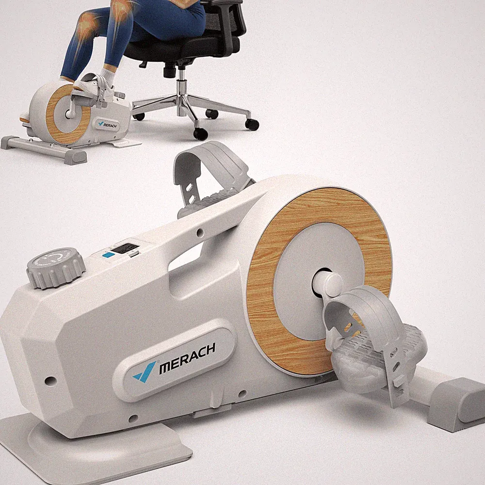 Merach Recumbent Exercise Bike, Adjustable 8-Level Magnetic Resistance, Under